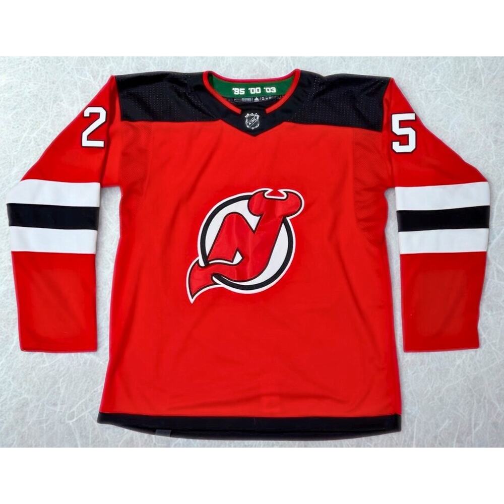 New Jersey Devils Jacob Markstrom #25 Adidas Authentic Jersey Sz 60 3XL NWOT - Picture 2 of 12